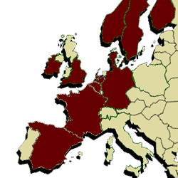 picture of where Cellip has international numbers